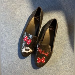 Minnie Mouse flats in size 10.5 Wide. NWOT